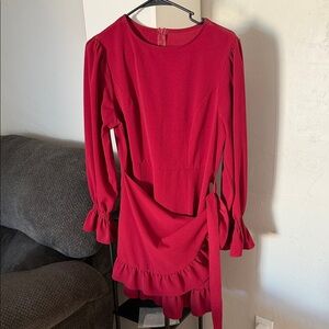 Elegant Red Women's Dress